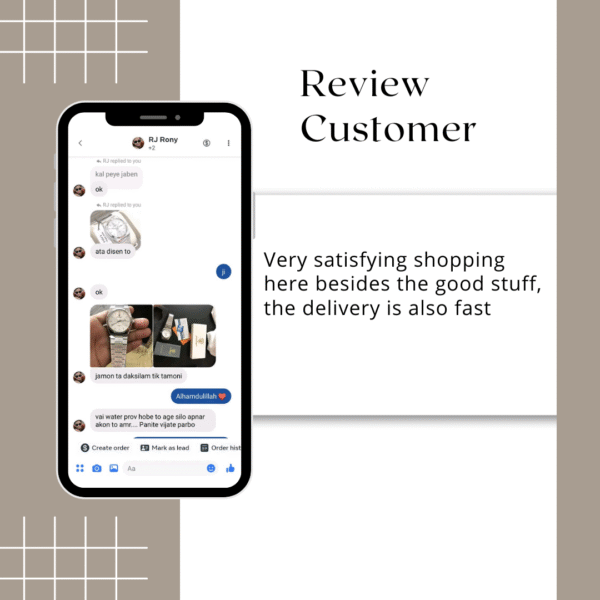 Brown White Minimalist Customer Review Instagram Post (1)