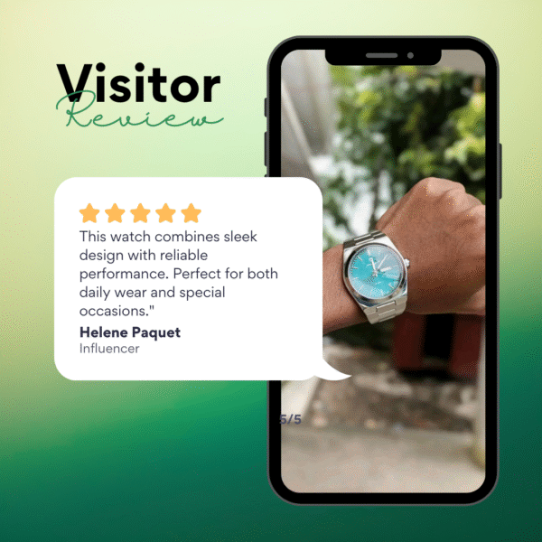 Green Elegant Minimalist Gradient Visitor Review Instagram Post